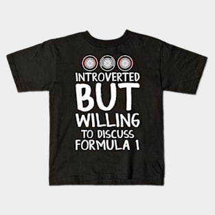 Introverted Racing Fan Kids T-Shirt